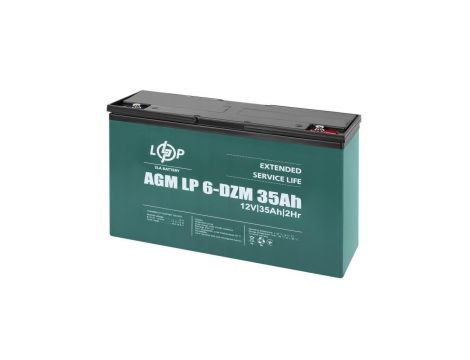 Akumulator VRLA AGM 12V 35Ah (żywotność 5-6lat) LP6-DZM-35Ah