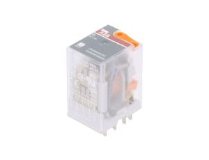 Przekaźnik elektromagnetyczny, 4PDT, Napięcie Cewki: 24VAC, max.250VDC 1SVR405618R0000