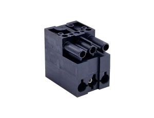 Blok rozdzielczy wtykowy BCS-3/D3S-N (1 wejście/3wyjścia 3-polowy czarny)