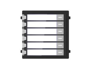 Moduł wizytownika 6 przyciskowego do modułowej stacji bramowej interkomów 2 generacji. 6 przycis...