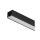Profil LED nawierzchniowy, czarny, 2102 Häfele Lighting, 83395735