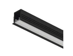 Profil LED wpuszczany, czarny, 1104 Häfele Lighting, 83395725