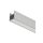 Profil LED nawierzchniowy, srebrny, 2103 Häfele Lighting, 83395736