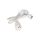 Przedłużacz 1-gniazdo z/u PS-3X1.0-3M/W 3m