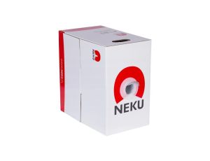 Kabel teleinformatyczny U/UTP kat.6 wewnętrzny Eca PVC szary NEKU /305m/