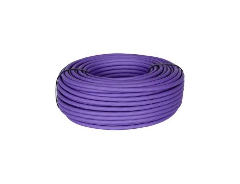Kabel teleinformatyczny F/FTP kat.6A wewnętrzny B2ca LSZH fioletowy NEKU /50m/