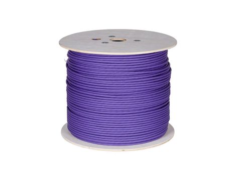 Kabel teleinformatyczny F/FTP kat.6A wewnętrzny B2ca LSZH fioletowy NEKU /500m/