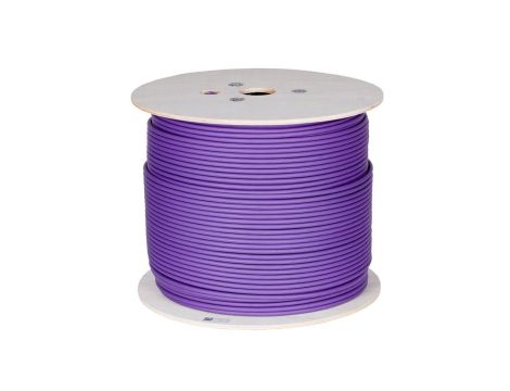 Kabel teleinformatyczny F/FTP kat.6A wewnętrzny Dca LSZH fioletowy NEKU /500m/