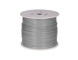 Kabel teleinformatyczny F/UTP kat.6 wewnętrzny Eca PVC szary NEKU /305m/
