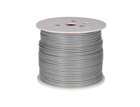 Kabel teleinformatyczny F/UTP kat.6 wewnętrzny Eca PVC szary NEKU /305m/