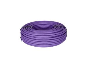 Kabel teleinformatyczny F/FTP kat.6A wewnętrzny Dca LSZH fioletowy NEKU /50m/