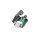 Adapter DB9 żeński z nakrętką do zacisku śrubowego 9 pin