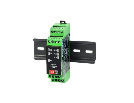 Koncentrator HUB RS485 1:3 z trójstronną izolacją 3kV DC