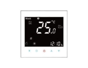 Inteligentny Termostat Elektryczny model 002, 16A, Wi-Fi, Biały, Kwadrat IRH-TSW002