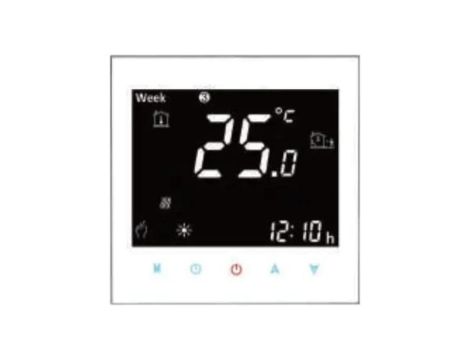 IRH-TSW002 Inteligentny Termostat Elektryczny model 002, 16A, Wi-Fi, Biały, Kwadrat