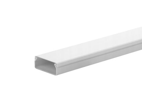 Listwa elektroinstalacyjna kanał kablowy BKK 40x25mm korytko z pokrywą i taśmą montażową 2-stronną / 2 m / 4/EB/KK 40x25/TS