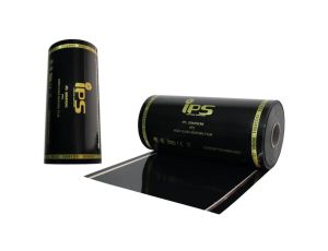 IRH-FLC-140W 100m: Folia IR do montażu pod panele podłogowe o gęstości min 33, szer 50cm, 230V/140W/m2, rolka 100m