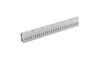 Kanał grzebieniowy 25x40mm szary korytko kablowe z pokrywą PROMEX / 2 m / (4/M/KG 25x40/P)