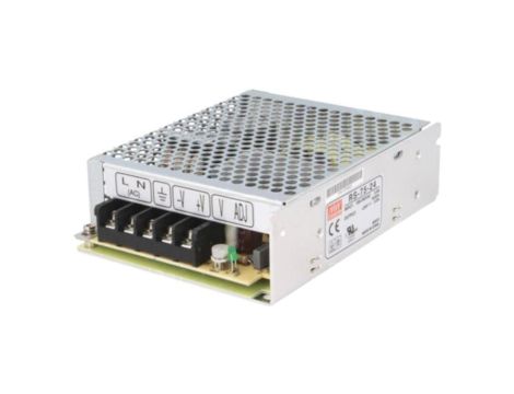 Zasilacz impulsowy, do wbudowania,modułowy, 75W, 24VDC, 3,2A RS-75-24