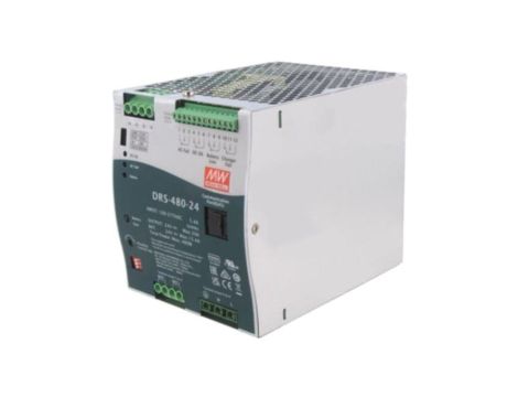 Zasilacz buforowy, na szynę DIN, 480W, 24VDC, 20A, 90305VAC DRS-480-24