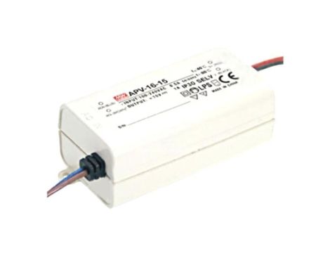 Zasilacz impulsowy, LED, 16W, 24VDC, 0,67A, 90264VAC, 127370VDC APV-16-24