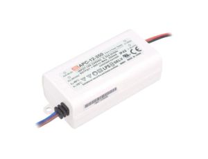 Zasilacz impulsowy, LED, 12,6W, 936VDC, 350mA, 90264VAC, IP42 APC-12-350