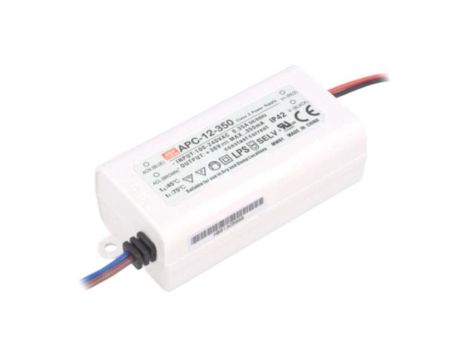 Zasilacz impulsowy, LED, 12,6W, 936VDC, 350mA, 90264VAC, IP42 APC-12-350