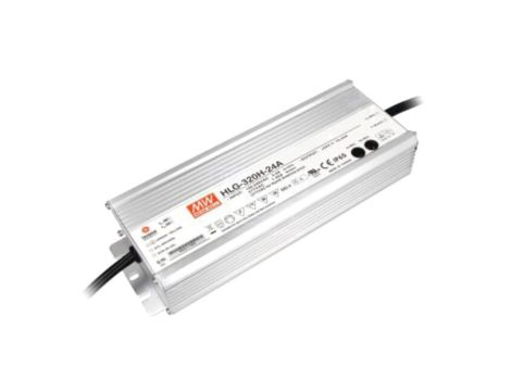 Zasilacz impulsowy, LED, 320W, 24VDC, 6,6713,34A, 90305VAC, IP65 HLG-320H-24A