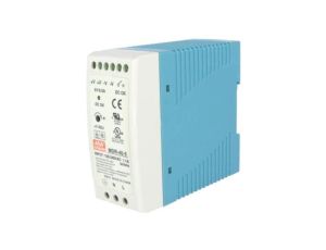 Zasilacz impulsowy, na szynę DIN, 30W, 5VDC, 6A, 85264VAC, OUT: 1 MDR-40-5