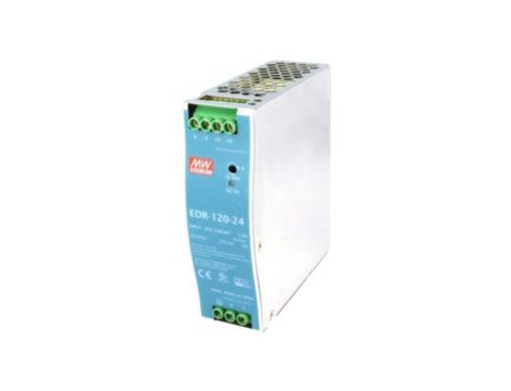 Zasilacz impulsowy, na szynę DIN, 120W, 24VDC, 5A, 90264VAC EDR-120-24