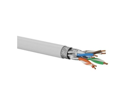 Kabel teleinformatyczny S/FTP kat.6A LSOH Dca szary Q-LANTEC /500m/
