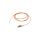 Pigtail światłowodowy MM PC LC easy strip 2m OM2 pomarańczowy