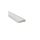 Profil LED natynkowy anod. aluminium 2m z kloszem, zaślepkami i uchwytami, dla taśm do 20mm