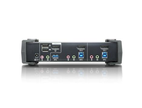 Aten Biurkowy przełącznik KVM 2 port USB DisplayPort 4K