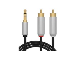 Kabel Przyłącze wt. 3,5 st.-2* Jack RCA (cinch) 1,5m