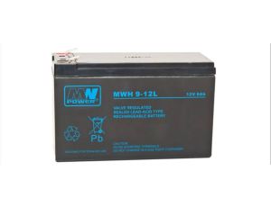 Akumulator VRLA AGM 12V 9Ah (żywotność 6-9lat) MWH 9-12L