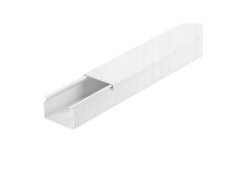 KORYTO KABLOWE LISTWA KANAŁ ELEKTROINSTALACYJNY KORYTKO Z POKRYWĄ 40x25 1M 4/EB/KK 40x25/1M