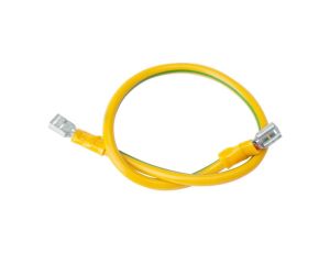 Kabel uziemiający gotowy zestaw z nakrętkami LGY 4 mm2 0,25m (EK-33)