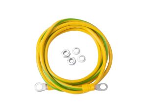 KOMPLET ZESTAW UZIEMIENIA KABEL PRZEWÓD LINKA UZIEMIAJĄCA LGY 4 mm2 1,5m (EK-12)