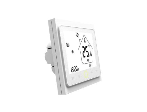 IRH-TSW001 Termostat Elektryczny Wi-Fi model 001, 16A, Kwadratowy, Biały