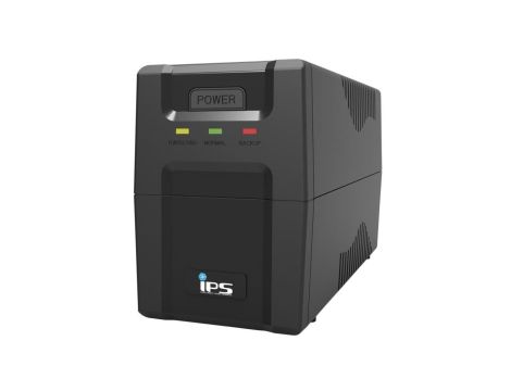 UPS 600VA 360W plastikowa obudowa Tower, 1x 7Ah 12V, 2x schuko Line-interactive TM-LI2-0k6-PC-1x7-F2