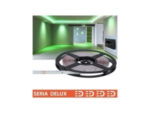 Taśma Delux 24V 80led zielona 480lm SMD2835 (10) PL7Y