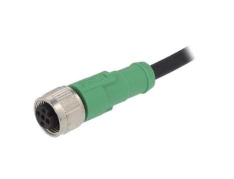 1403486 Kabel do czujników/automatyki, M12, Ilość pinów: 3, proste, 10m, wtyk, 4A
