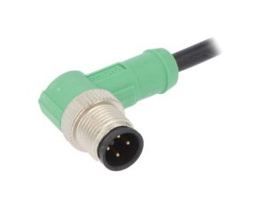 Kabel do czujników/automatyki, M12, Ilość -PINów: 4, kątowe, 1.5m, wtyk SAC-4P-M12MR/1,5-PVC