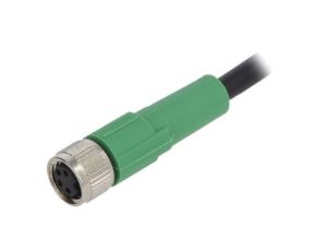 Kabel do czujników/automatyki, M8, Ilość -PINów: 4, proste, 1.5m, wtyk, 4A SAC-4P-1,5-PVC/M8FS
