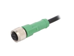 Kabel do czujników/automatyki, M12, Ilość -PINów: 5, proste, 3m, wtyk, 60VAC SAC-5P-3,0-PVC/M12FS