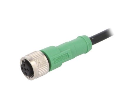 1415684 Kabel do czujników/automatyki, M12, Ilość pinów: 5, proste, 3m, wtyk, 60VAC