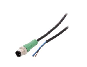 Kabel do czujników/automatyki, M12, Ilość -PINów: 3, proste, 10m, wtyk, 4A SAC-3P-M12MS/10,0-PVC