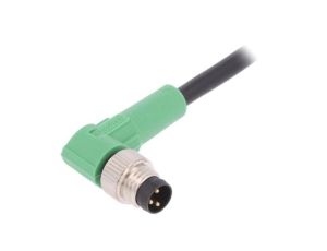 Kabel do czujników/automatyki, M8, Ilość -PINów: 3, kątowe, 3m, wtyk, 250VAC SAC-3P-M8MR/3,0-PVC