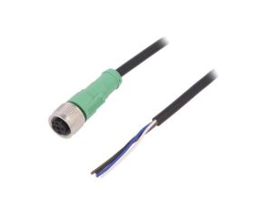 Kabel do czujników/automatyki, M12, Ilość -PINów: 4, proste, 10m, wtyk, 4A SAC-4P-10,0-PVC/M12FS